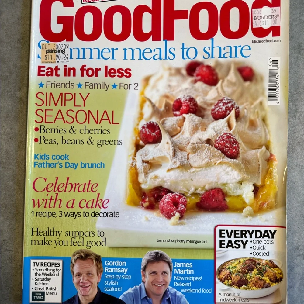 BBC Good Food Summer Meals to Share UK Edition June 2009